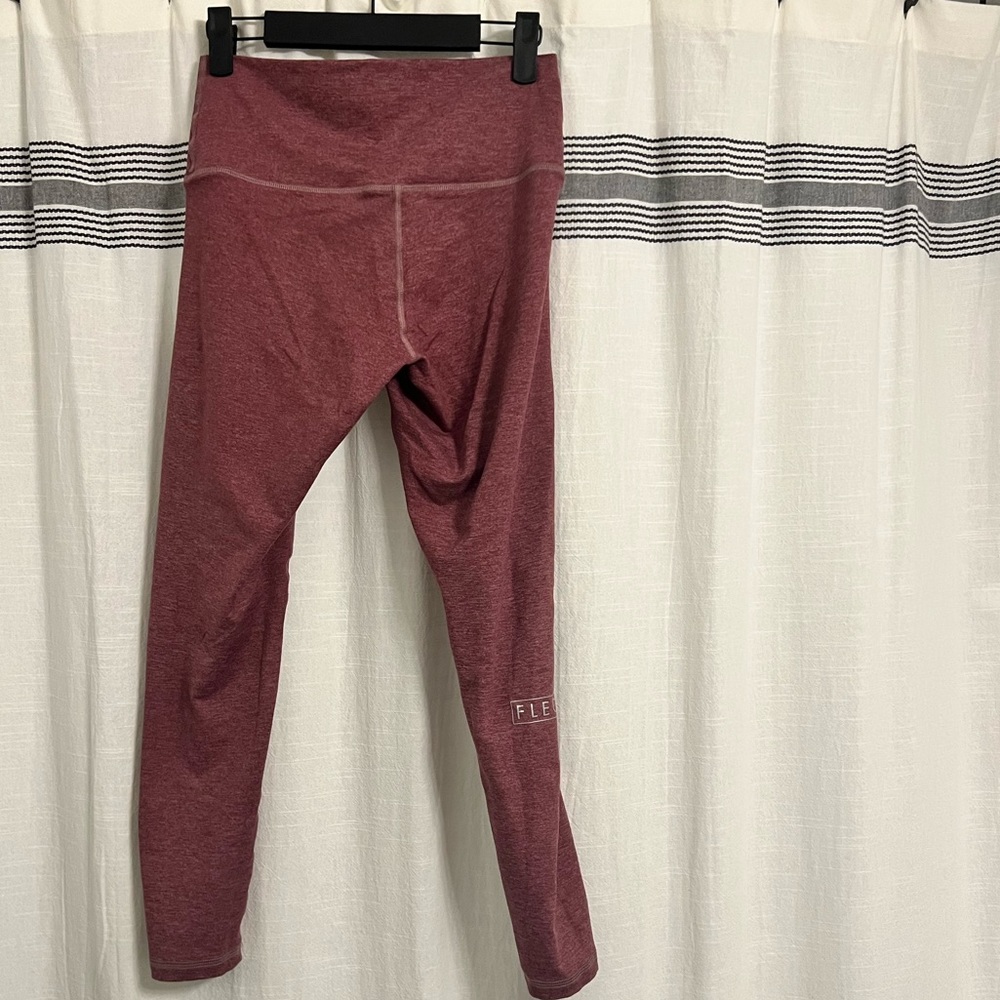 Heather red/pink Fleo leggings size medium